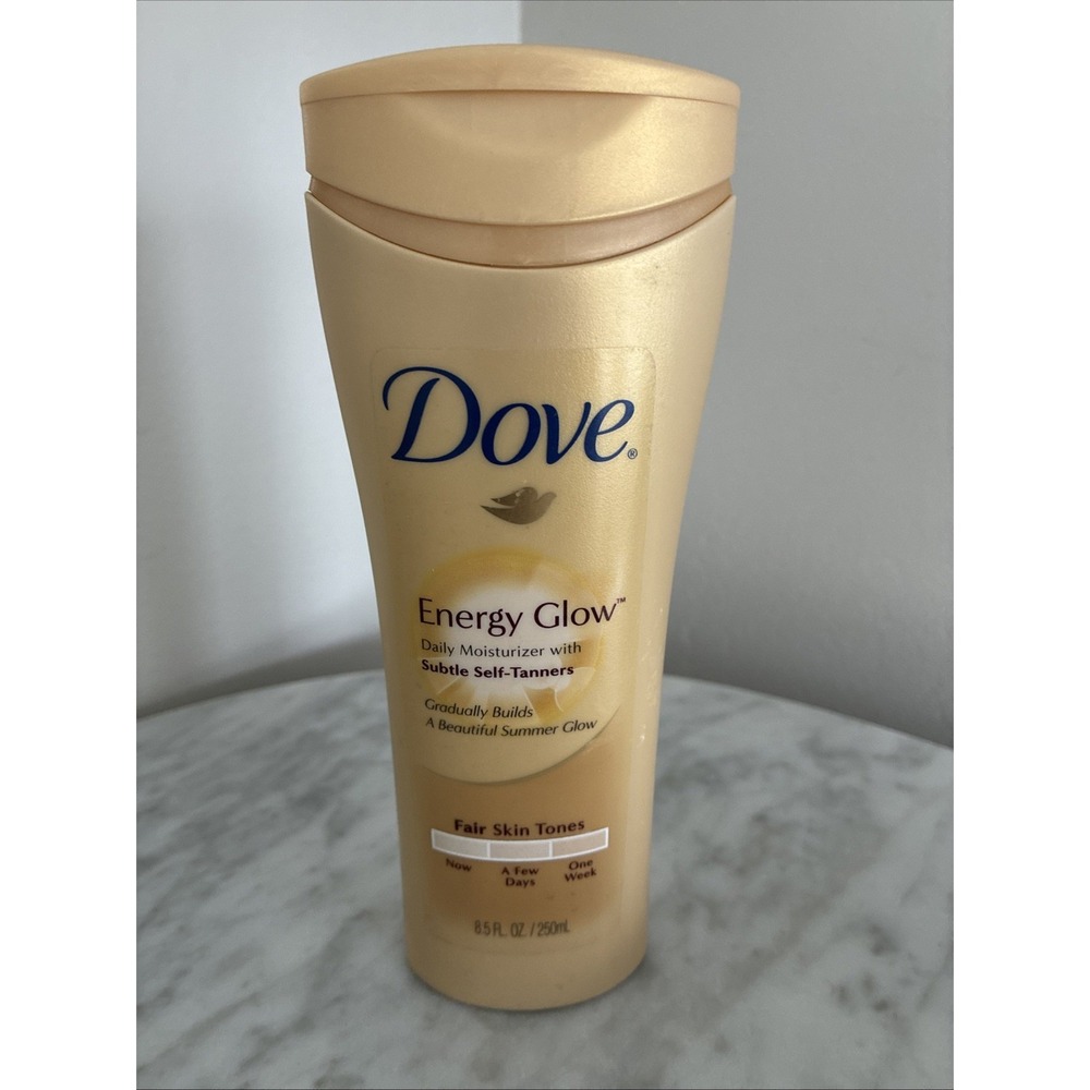 Dove Energy Glow Daily Moisturizer w Subtle Self-Tanners Fair Skin Tones